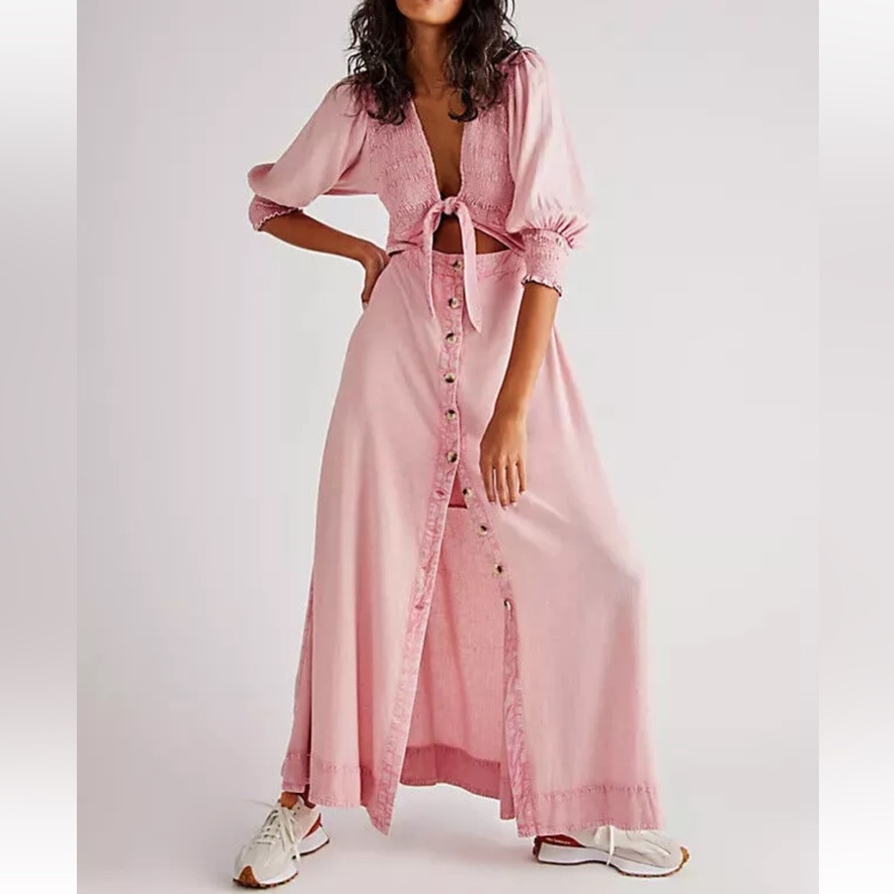 Free People String of Hearts Maxi dress!